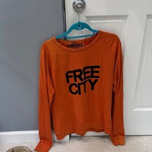 Freecity Orange Sweatshirt